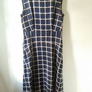 J Crew windowpane dress, size 6
